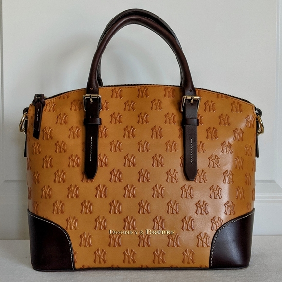Dooney & Bourke Handbags - Dooney & Bourke MLB NY Yankees Leather Satchel 🆕